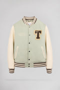 Blouson Teddy B-ROMEO VERT SAUGE - 1