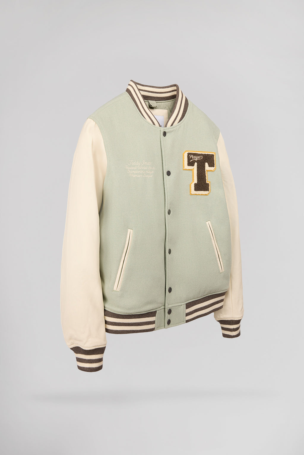 Blouson Teddy B-ROMEO VERT SAUGE - 2