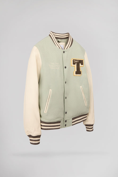 Blouson Teddy B-ROMEO VERT SAUGE - 2