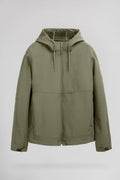 Blouson softshell zippé à capuche B-RENZO DUSTY KAKI - 1