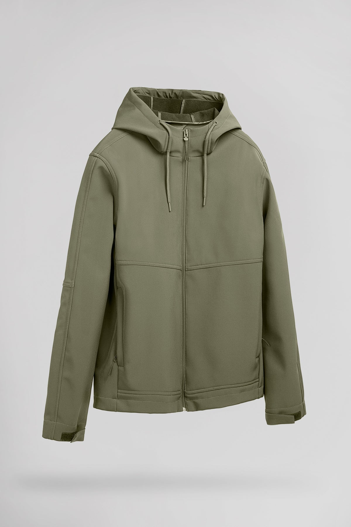 Blouson softshell zippé à capuche B-RENZO DUSTY KAKI - 2