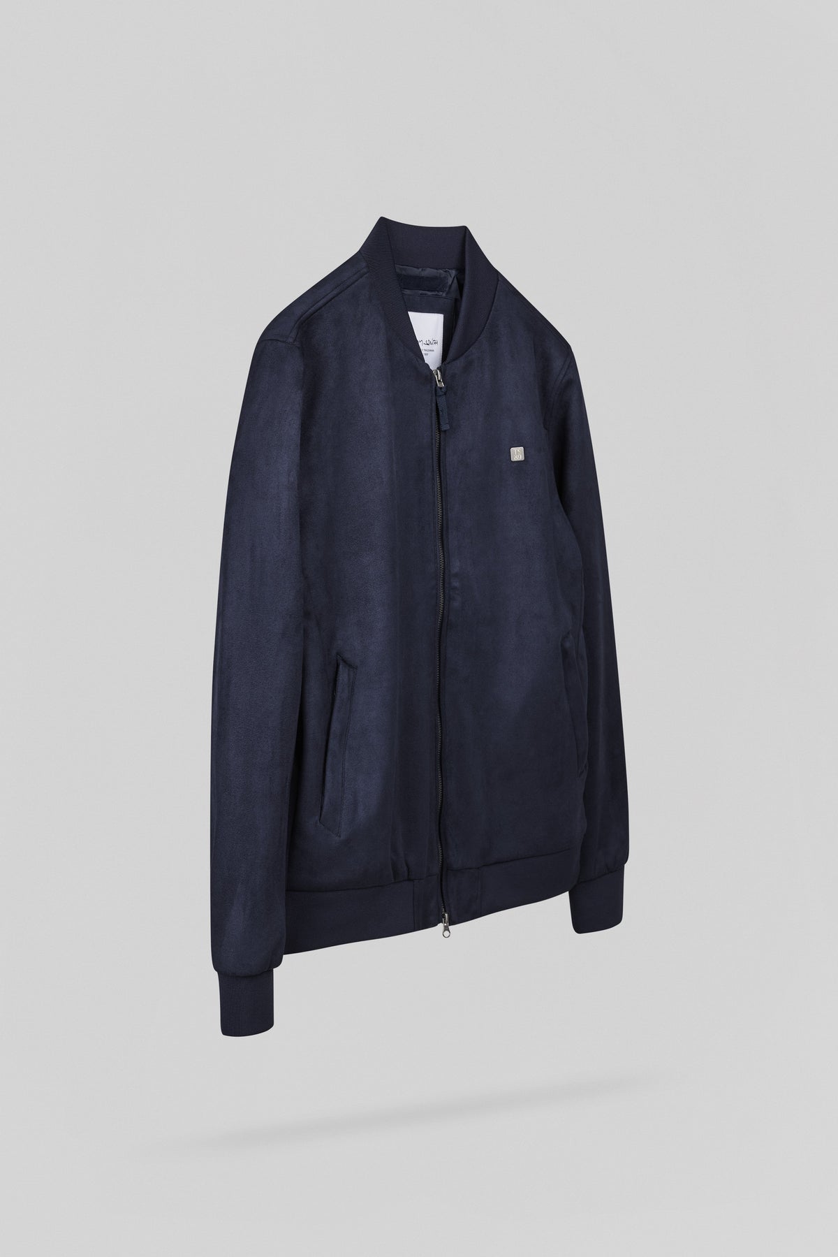 Blouson en suédine col bomber B-OSWELL DARK NAVY - 2
