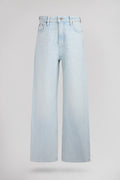 Jean large taille haute P-ELECTRA JR BLEACHED - 1