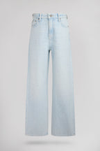 Jean large taille haute P-ELECTRA JR BLEACHED - 1