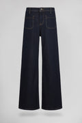 Jean large P-JOSEFA 4PP JR DARK BLUE - 1