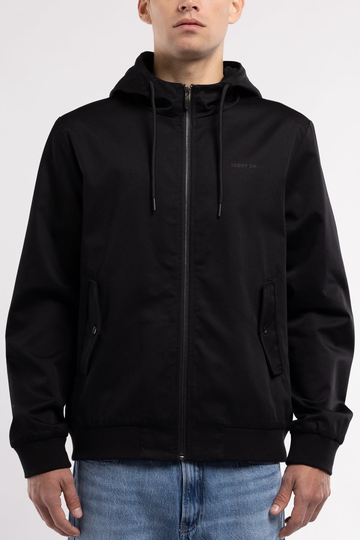 Blouson ville à capuche B-SANSONITO NOIR - 1