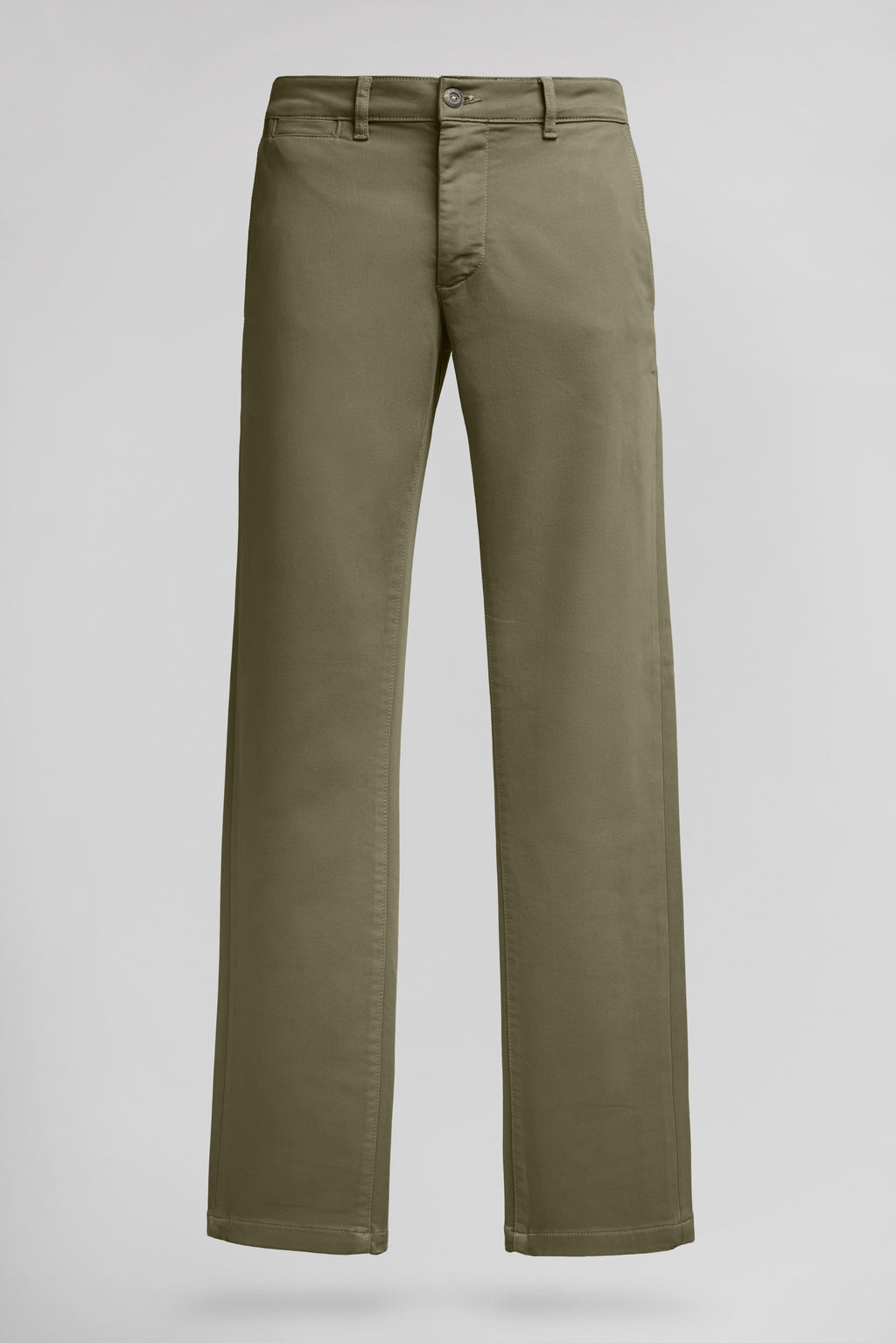 Pantalon chino slim PALLAS CHINO SWEAT DYED TURBULENCE KAKI - 1