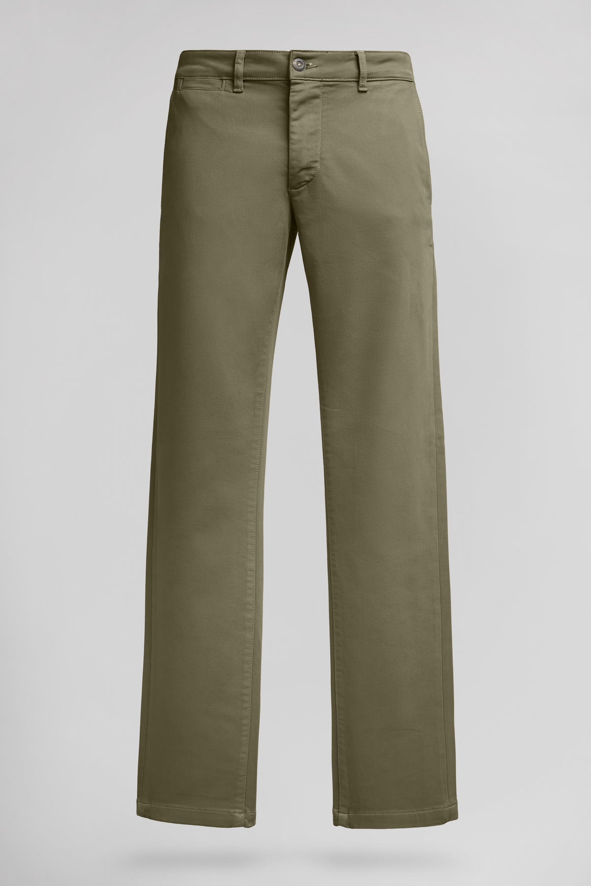 Pantalon chino slim PALLAS CHINO SWEAT DYED TURBULENCE KAKI - 1