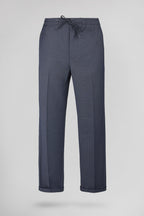 Pantalon slim PYWAN 17 MIXED DARK NAVY - 1