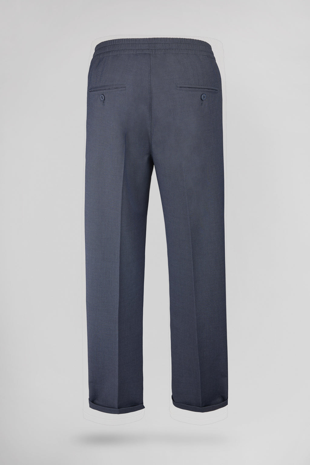 Pantalon slim PYWAN 17 MIXED DARK NAVY - 2