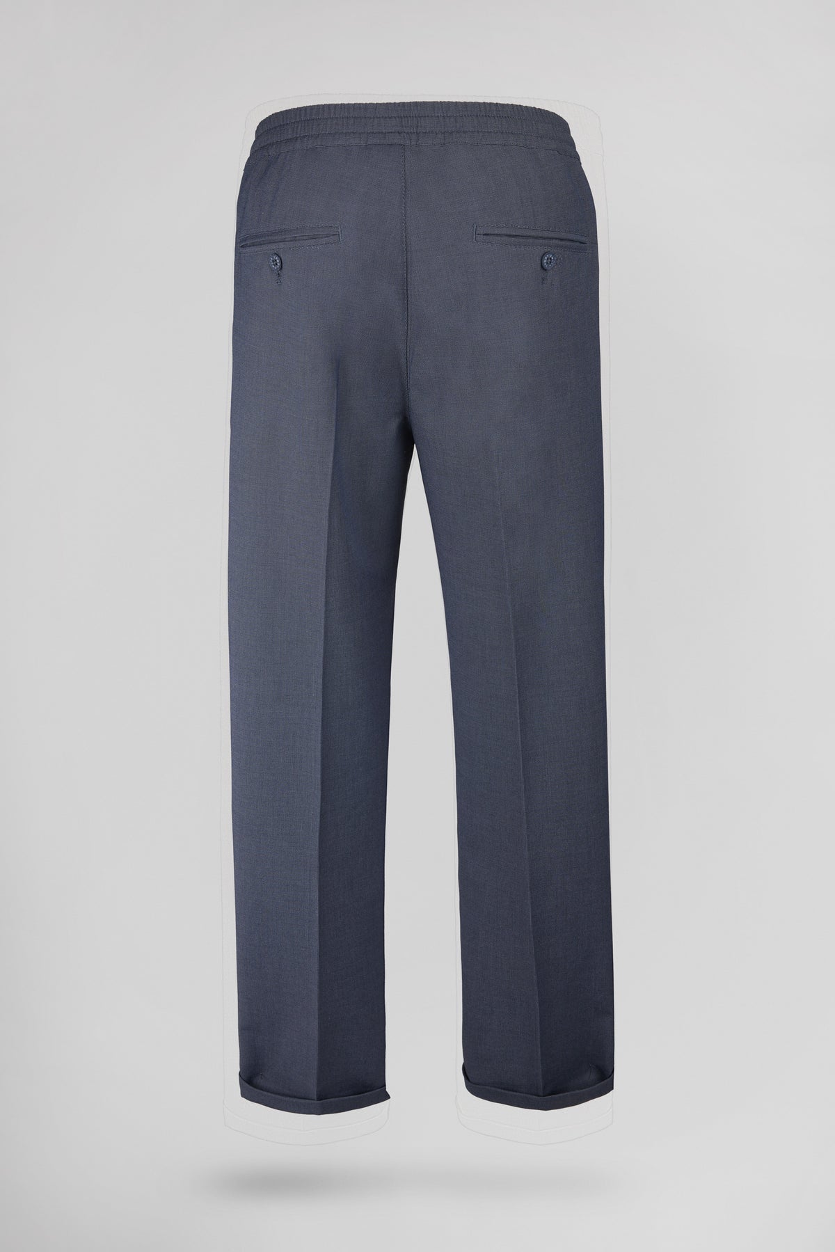 Pantalon slim PYWAN 17 MIXED DARK NAVY - 2