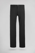 Pantalon ajusté PALLAS CHINO HE MELANGE BLACK - 1