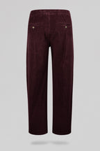 Pantalon PYWAN 20 VELOURS BORDEAUX FONCE - 2