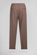 Pantalon de ville PYWAN 17 MICRO WOLF BEIGE - 2