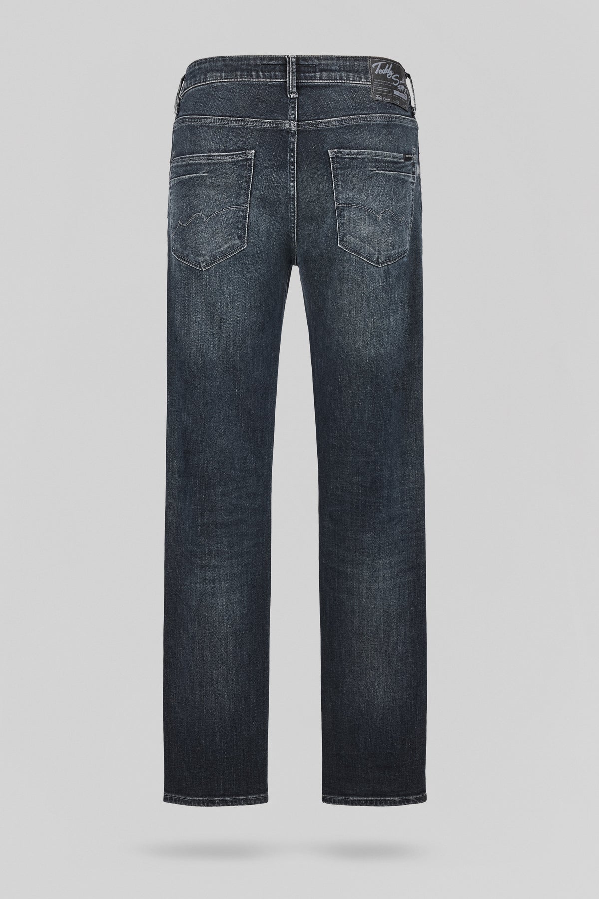 Jean regular slim DYLAN ROCK L32 GRIS BLEU - 2