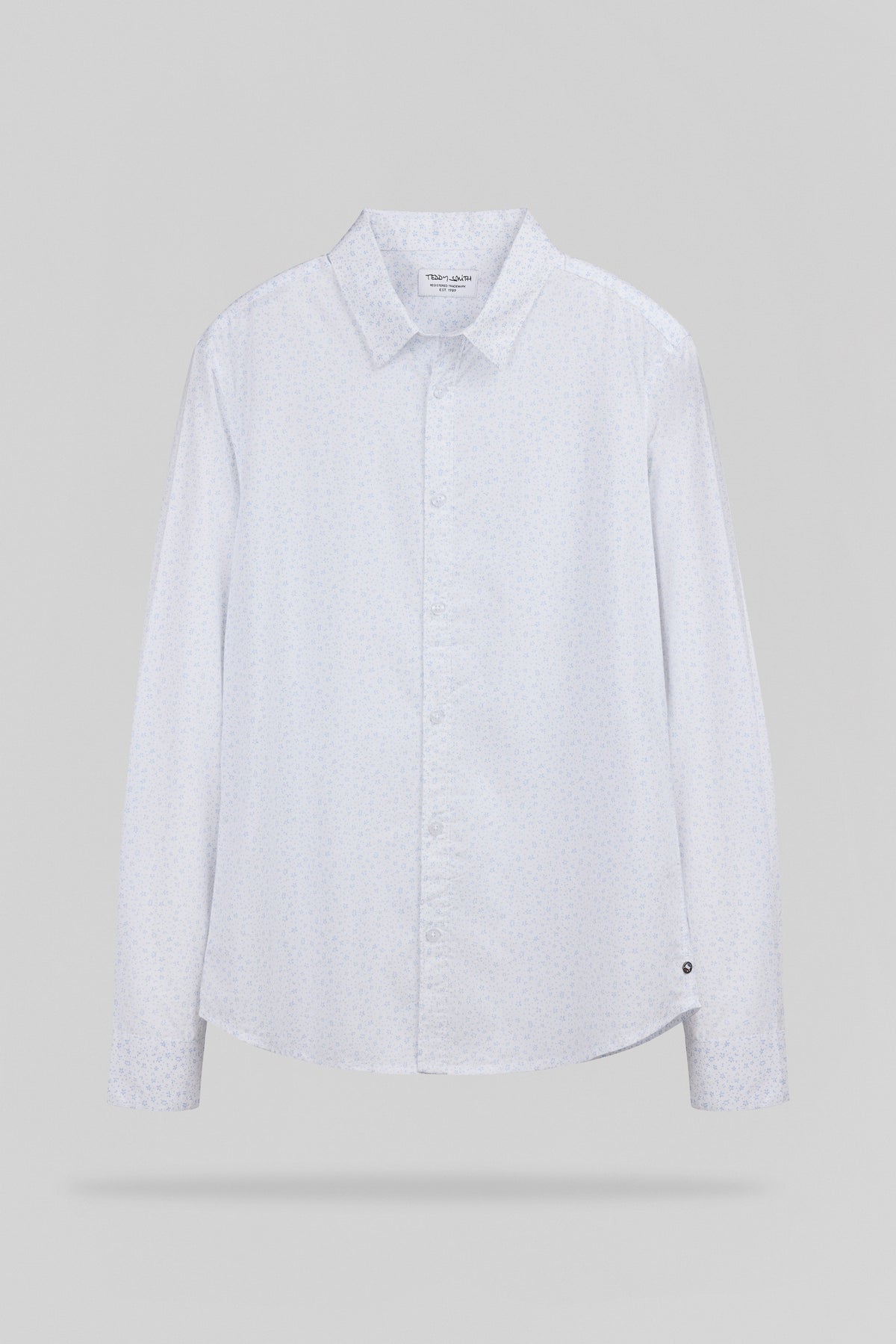 Chemise cintrée imprimée CARTON ML BLANC - 1