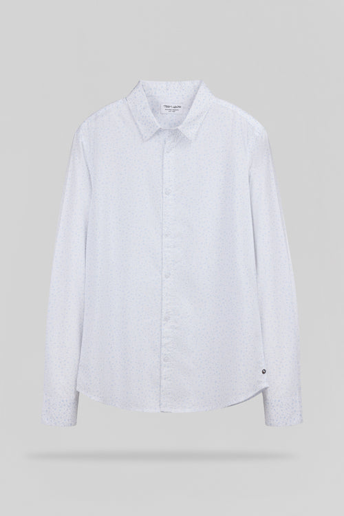 Chemise cintrée imprimée CARTON ML BLANC - 1