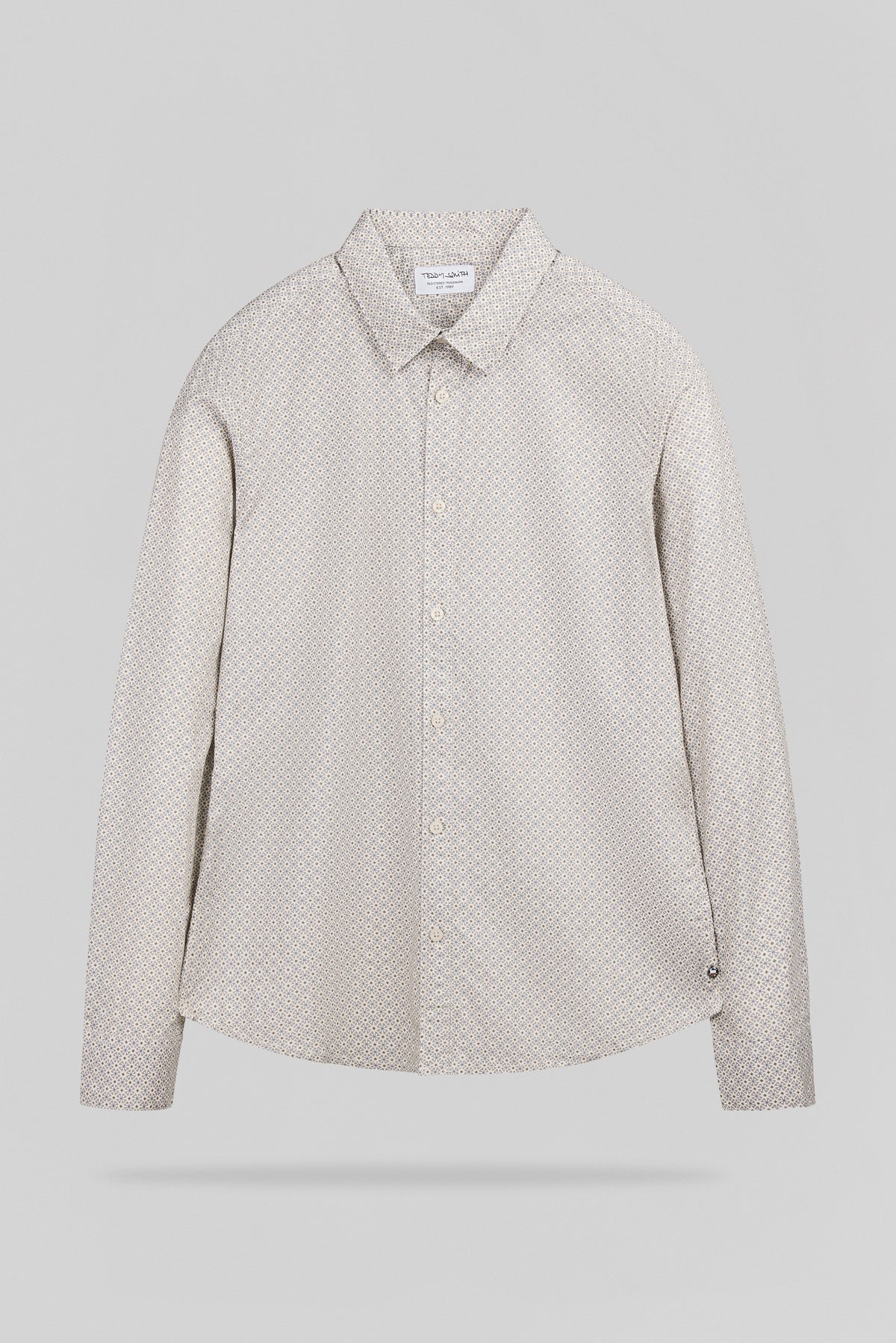 Chemise cintrée imprimée CARTON ML CREAM - 1