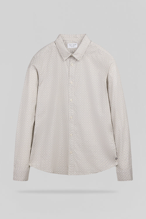 Chemise cintrée imprimée CARTON ML CREAM - 1