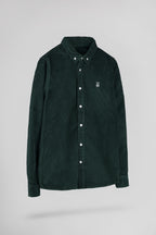 Chemise velours côtelé C-ELTON ML VERT PIN - 2