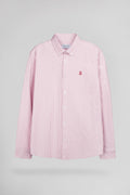 Chemise droite à rayures C-STANLEY ML ROUGE COQUELICOT - 1
