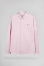 Chemise droite à rayures C-STANLEY ML ROUGE COQUELICOT - 1