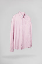 Chemise droite à rayures C-STANLEY ML ROUGE COQUELICOT - 2