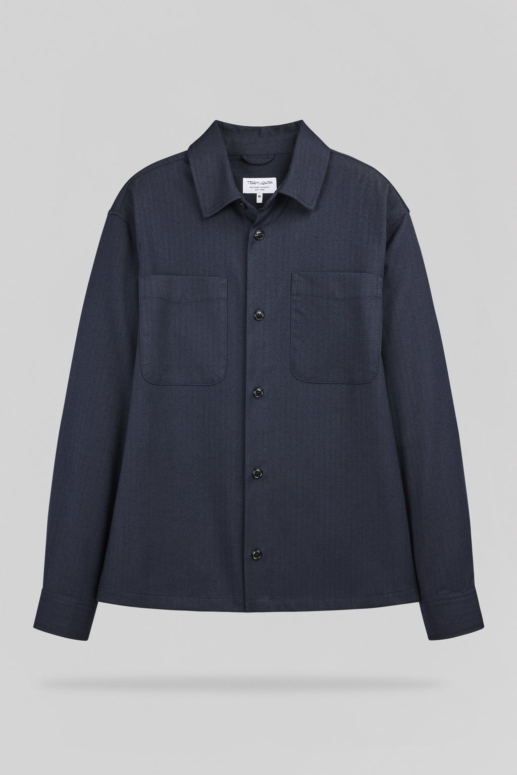 Chemise droite manches longues C-FELIX ML DARK NAVY - 1