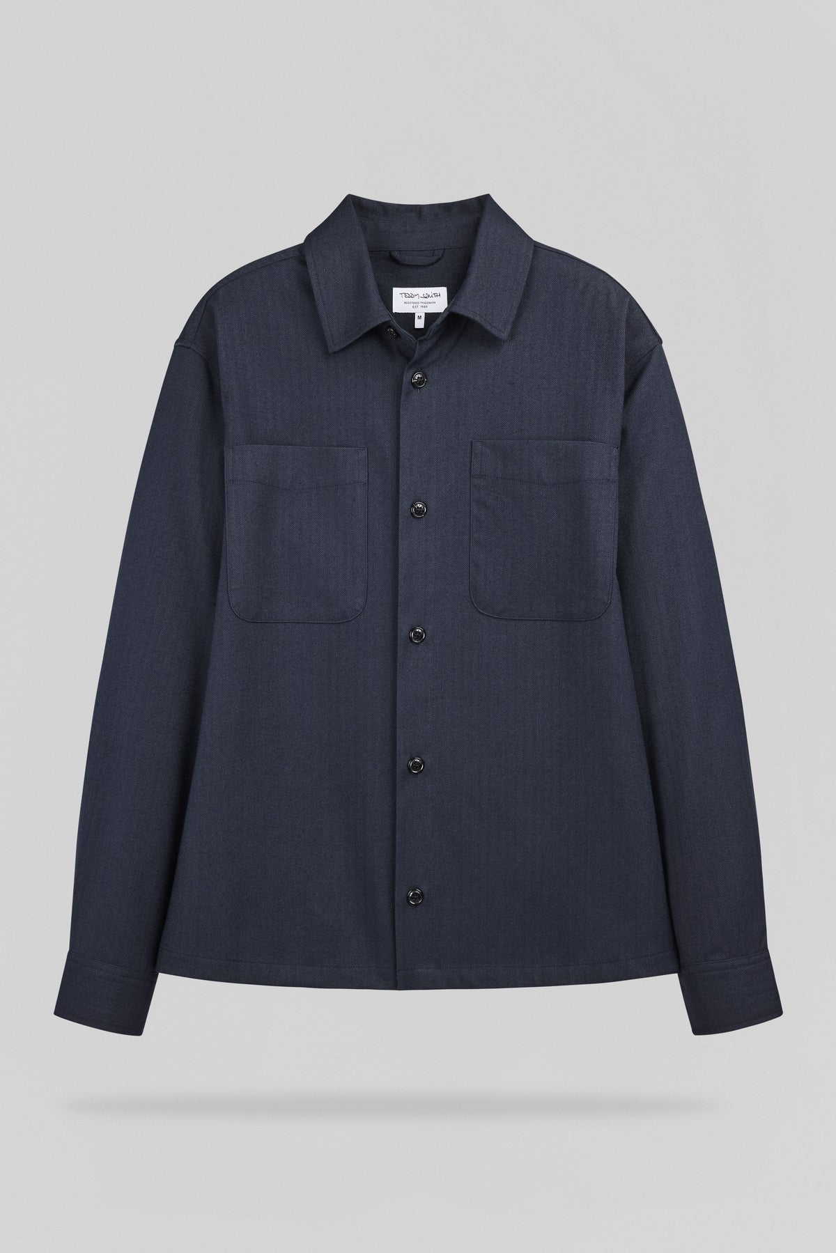 Chemise droite manches longues C-FELIX ML DARK NAVY - 1