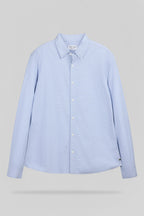 Chemise texturée C-DOBBY ML PASTEL BLUE - 1