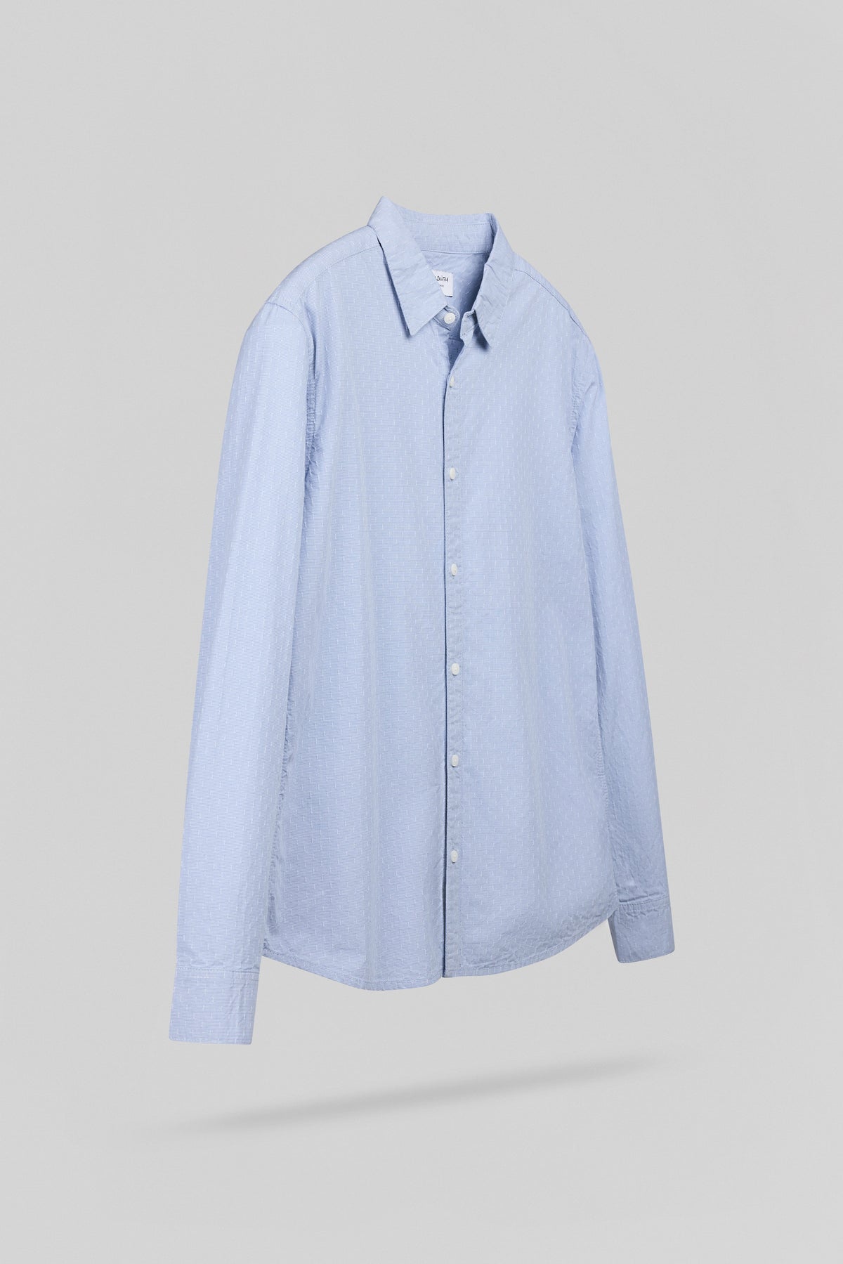 Chemise texturée C-DOBBY ML PASTEL BLUE - 2
