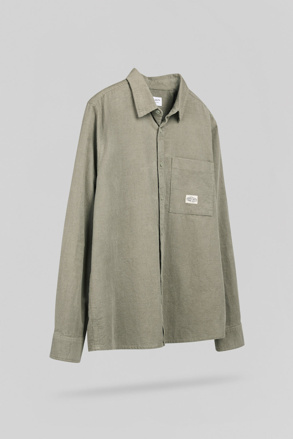 Chemise droite manches longues C-RICKO ML BLEACH KAKI - 2