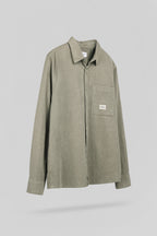 Chemise droite manches longues C-RICKO ML BLEACH KAKI - 2