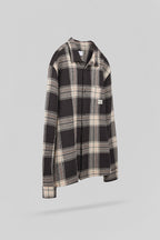 Chemise à carreaux C-STRUCTURE ML MARRON FONCE - 2