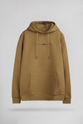 Sweat à capuche S-JIM HOODY NOISETTE - 1