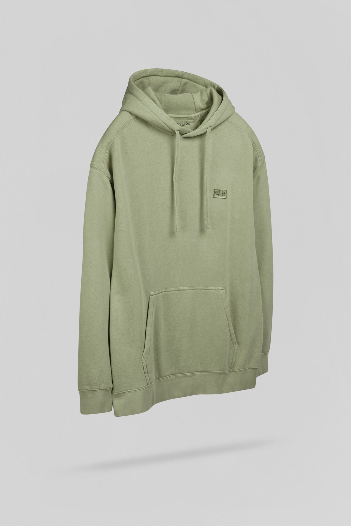 Sweat ample à capuche S-NATEO HOODY BLEACH KAKI - 2