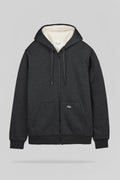 Gilet intérieur sherpa G-ONY HOODY ZIP MELANGE BLACK - 1
