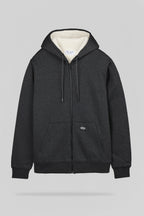 Gilet intérieur sherpa G-ONY HOODY ZIP MELANGE BLACK - 1