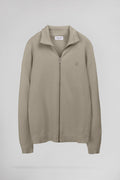 Gilet zippé col montant G-ETTORE 2 WOLF BEIGE - 1