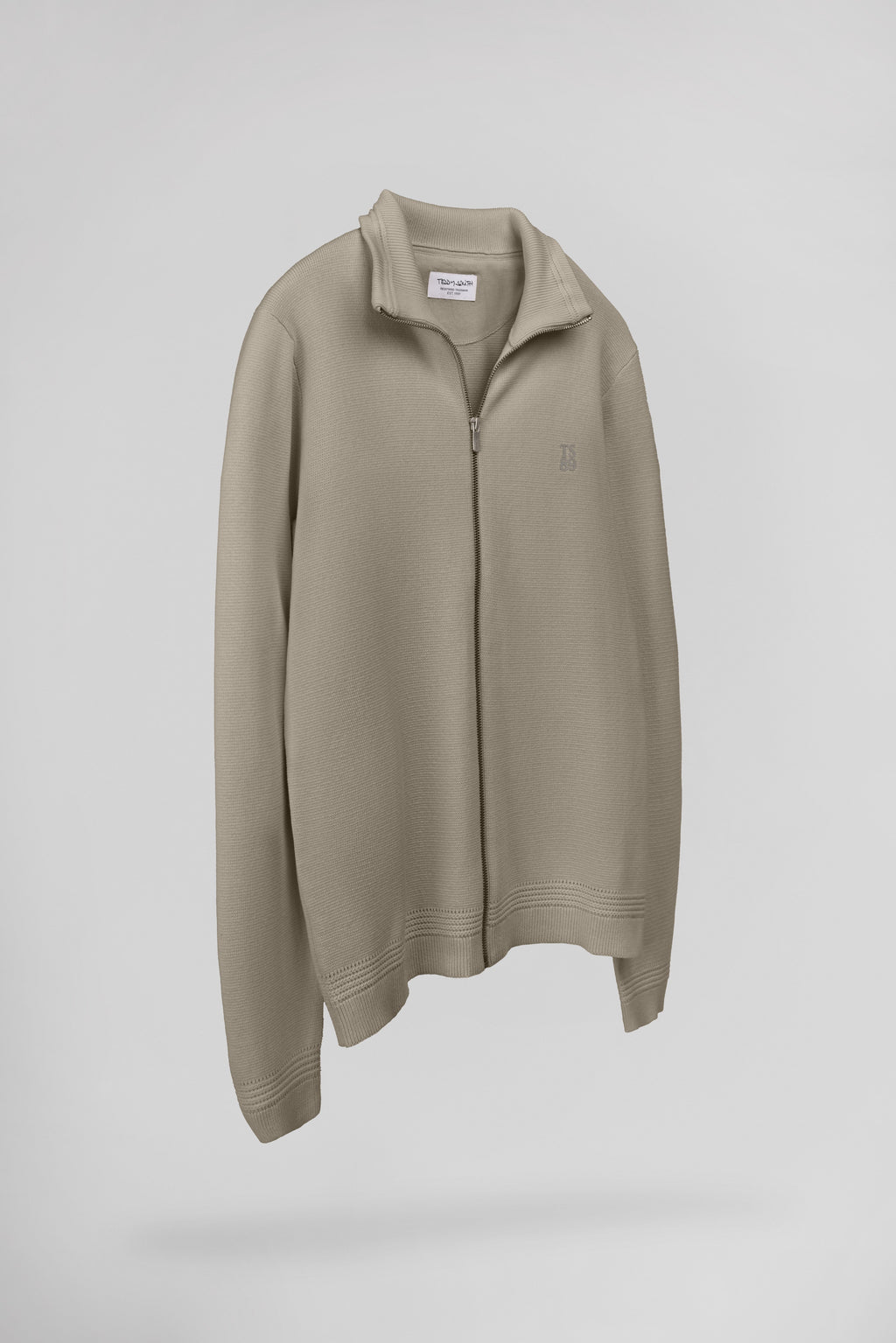 Gilet zippé col montant G-ETTORE 2 WOLF BEIGE - 2