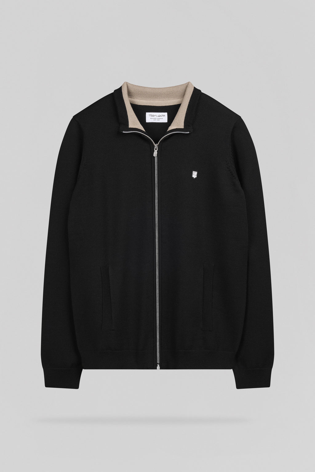 Gilet zippé G-MARTYN CHARBON - 1