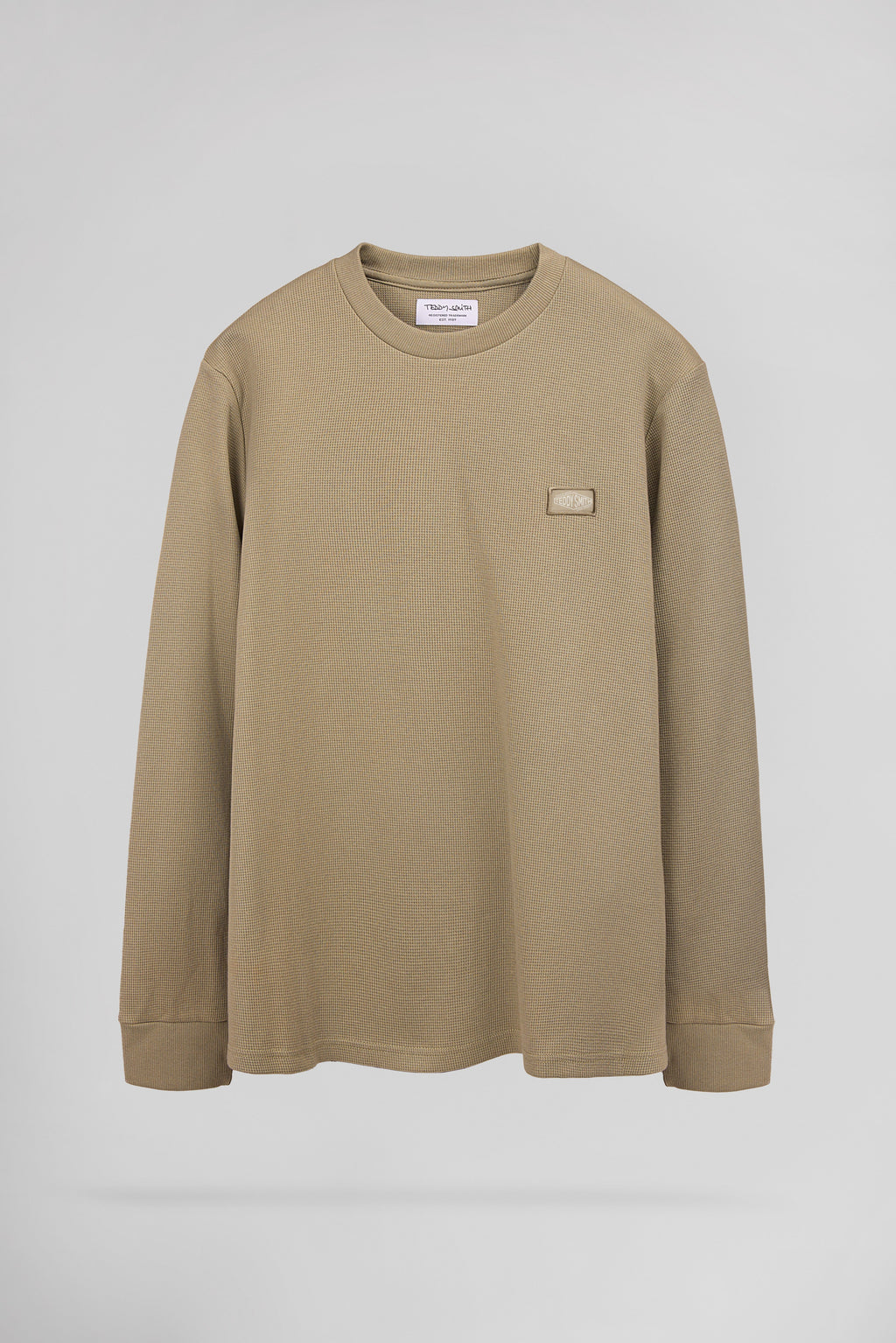 T-shirt Manches Longues T-WAFFLE ML WOLF BEIGE - 1