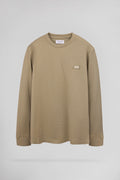 T-shirt Manches Longues T-WAFFLE ML WOLF BEIGE - 1