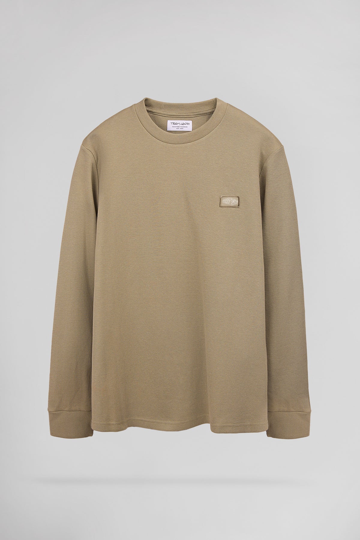 T-shirt Manches Longues T-WAFFLE ML WOLF BEIGE - 1