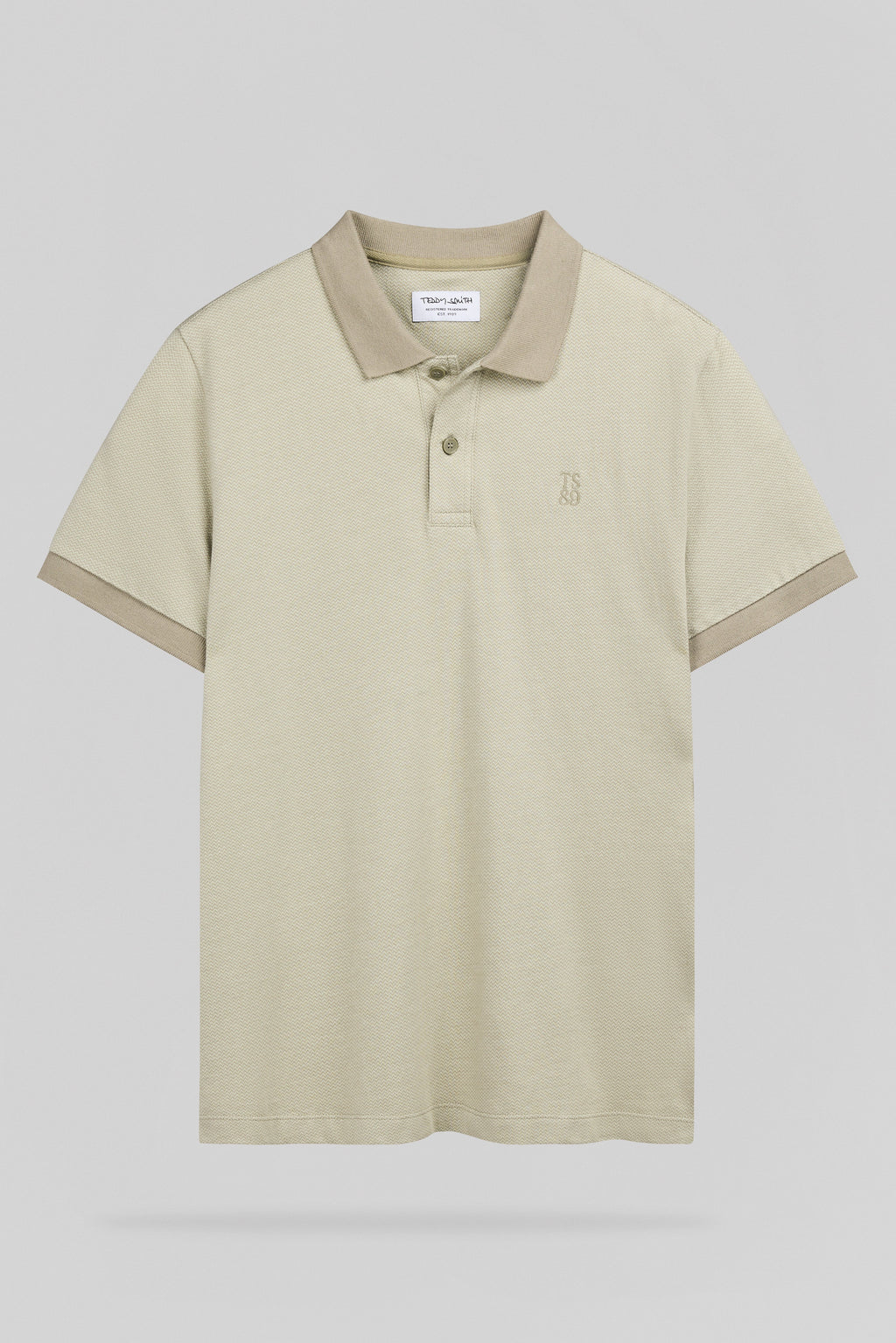 Polo jacquard P-OSEY MC BLEACH KAKI - 1