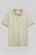 Polo jacquard P-OSEY MC BLEACH KAKI - 1