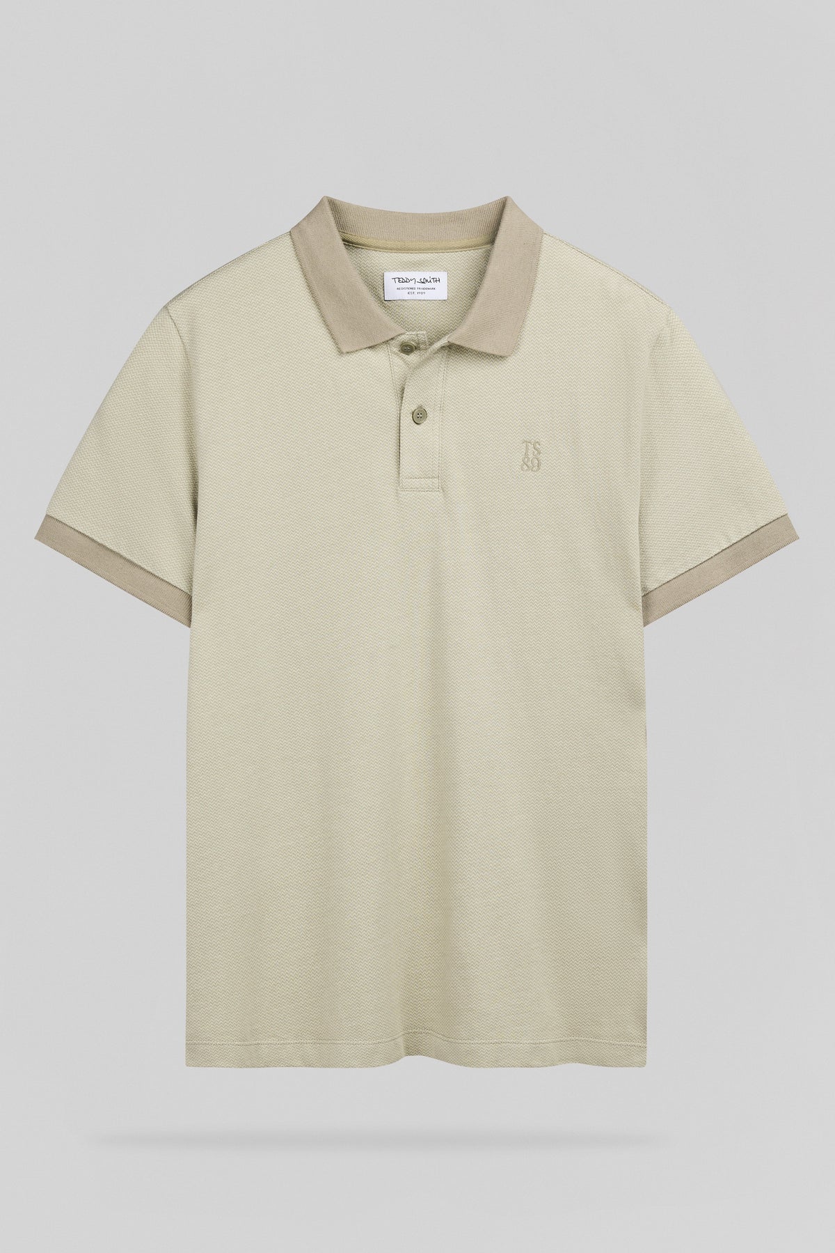 Polo jacquard P-OSEY MC BLEACH KAKI - 1