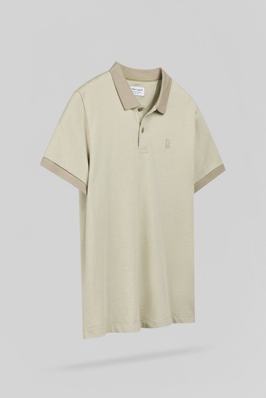 Polo jacquard P-OSEY MC BLEACH KAKI - 2