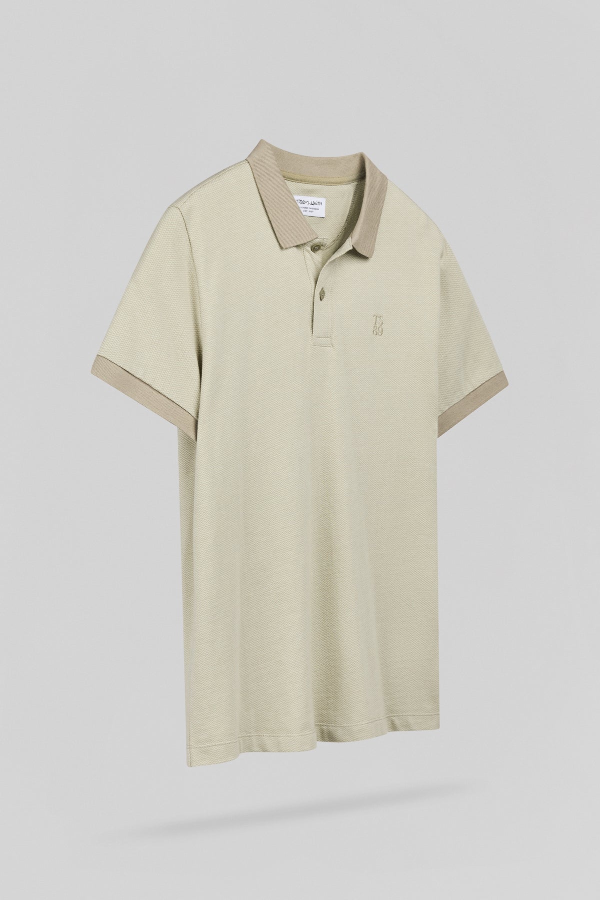 Polo jacquard P-OSEY MC BLEACH KAKI - 2