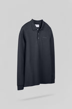 Polo jersey manche longue P-JOEL ML GRIS METEORE - 2